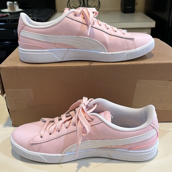 Big Kids Leather Puma Size 7 / Women’s 8.5 - Picture 5 of 8